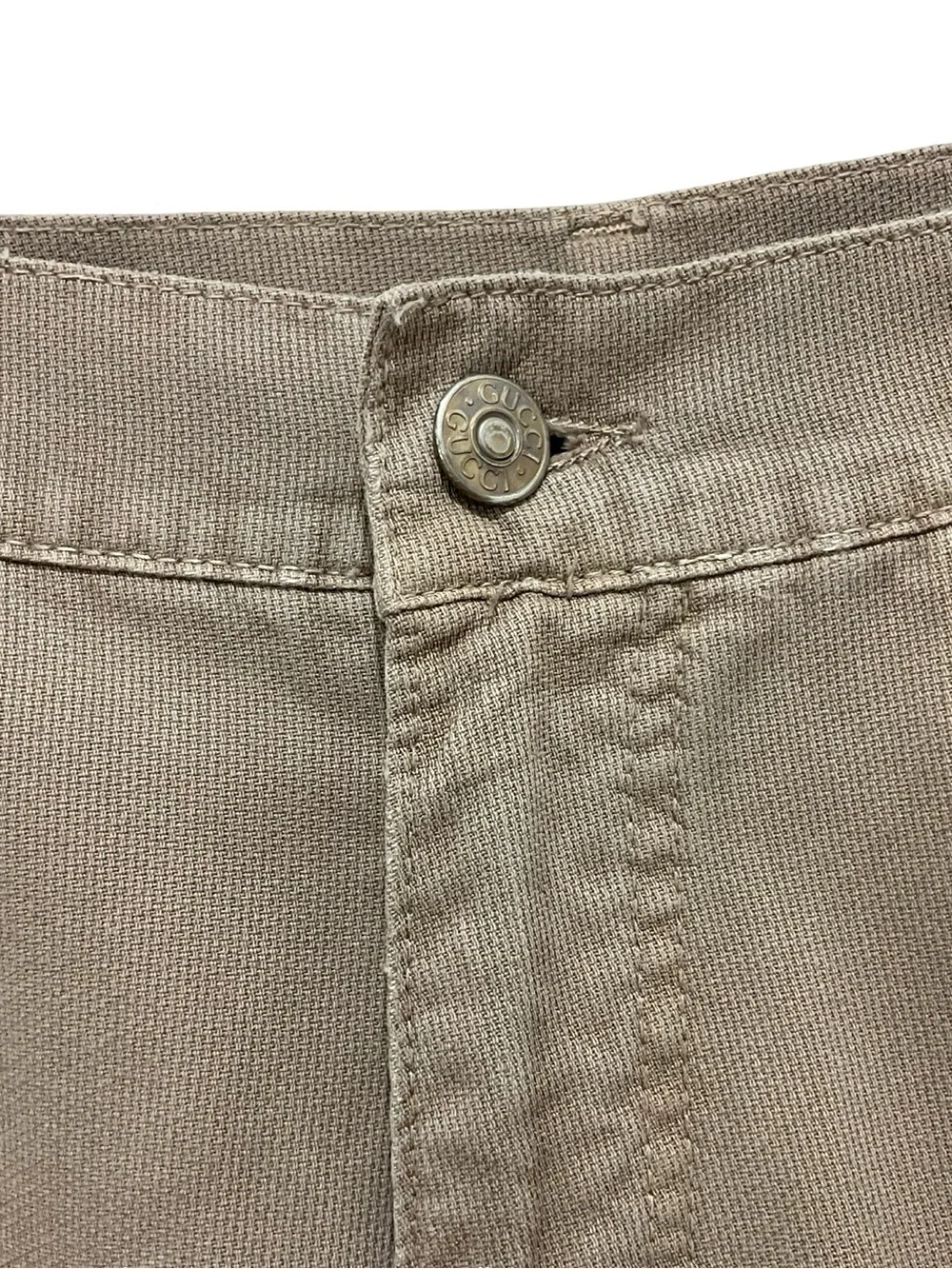 Gucci Vintage Men’s Straight Khaki Jeans Size 54